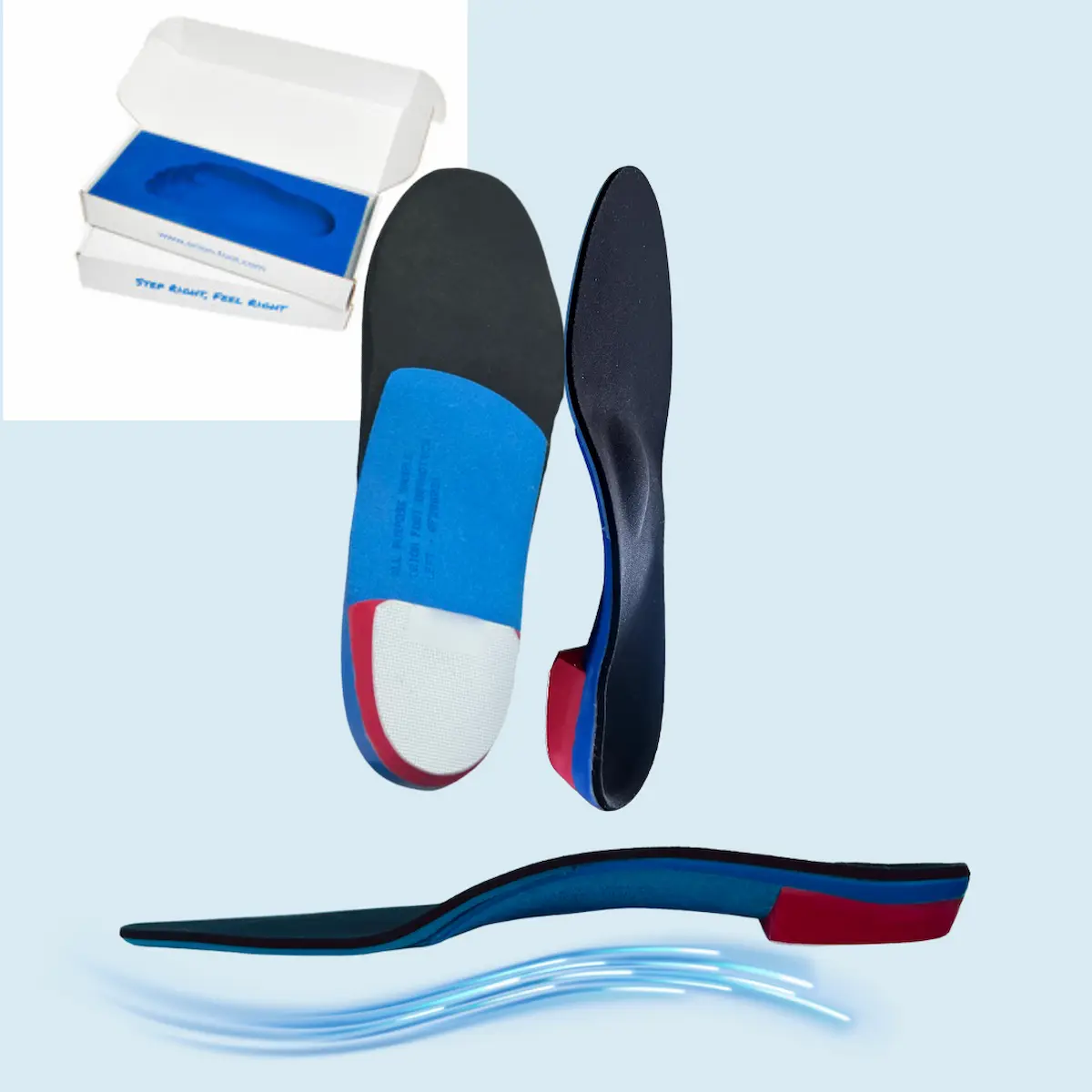custom foot orthotics for standing all day by Orion Foot – arch and heel support for comfort and pain relief