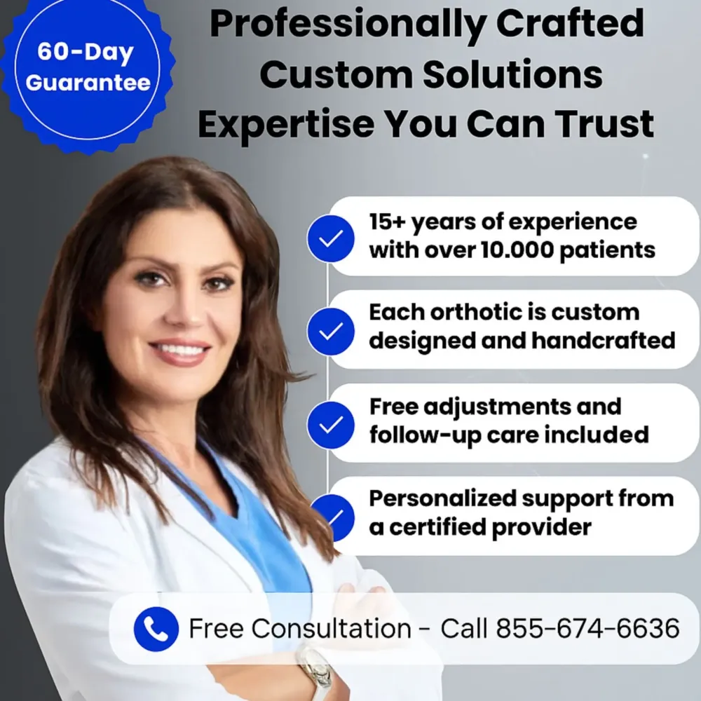 Certified Orthotist and Prosthetist Peymaneh Moallem, founder of Orion Foot Orthotics