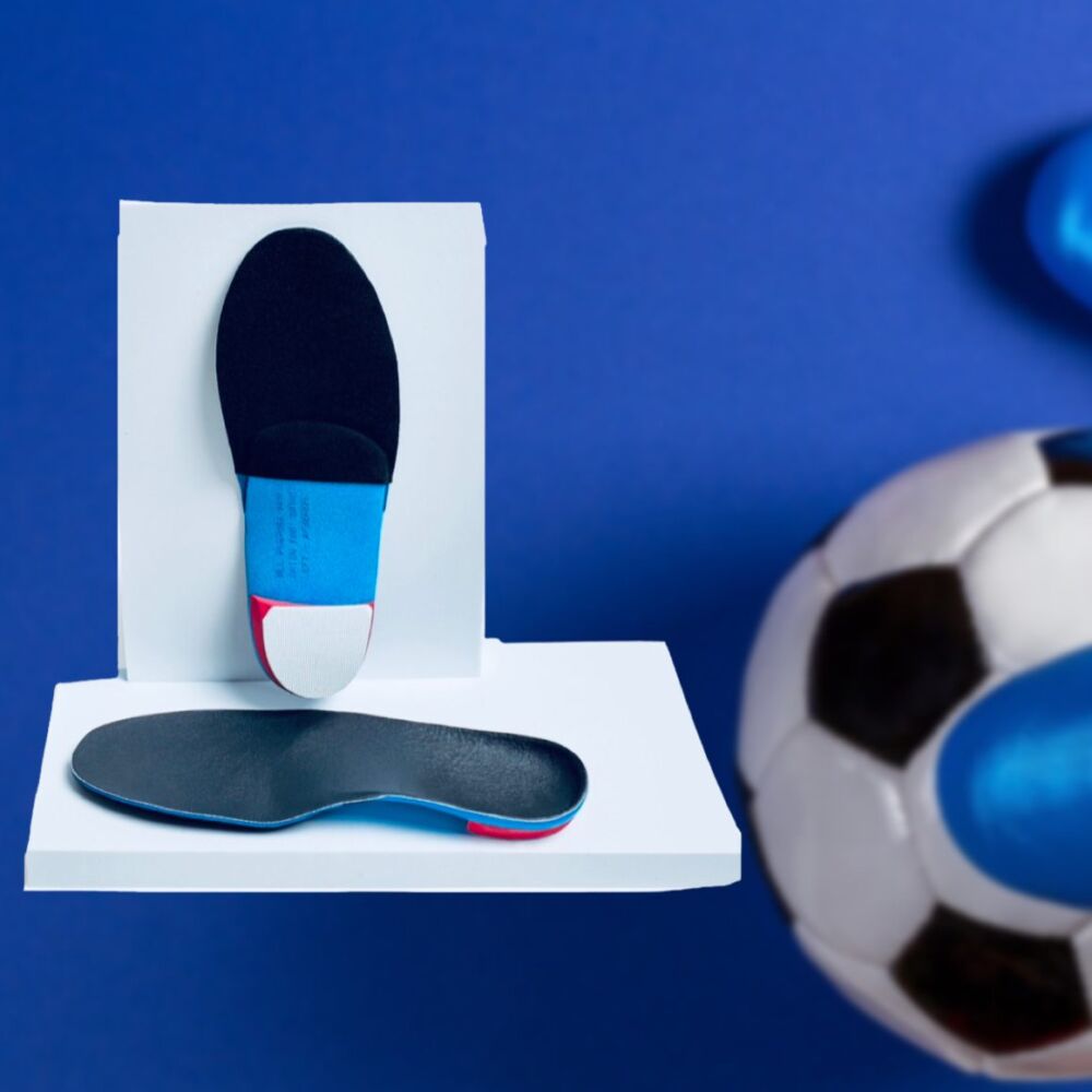 Benefit of custom foot orthotics on soccer player