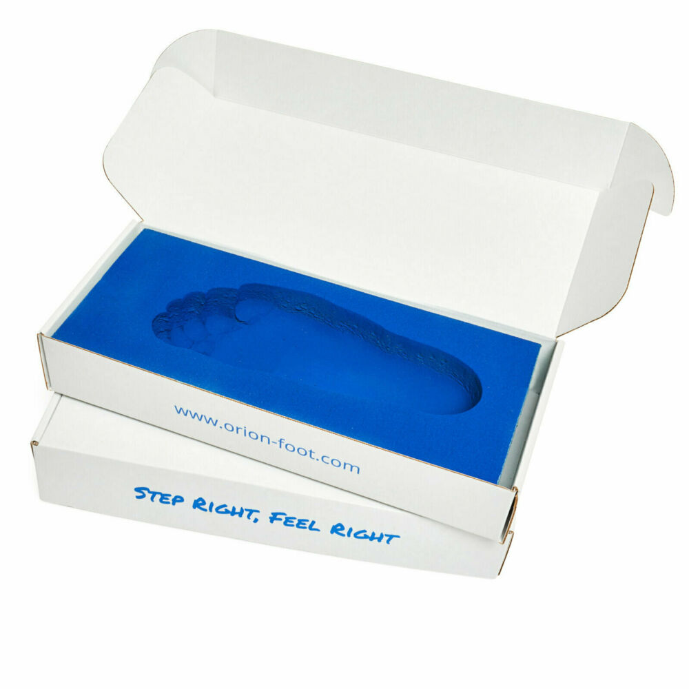 Custom impression kit for creating precise foot molds