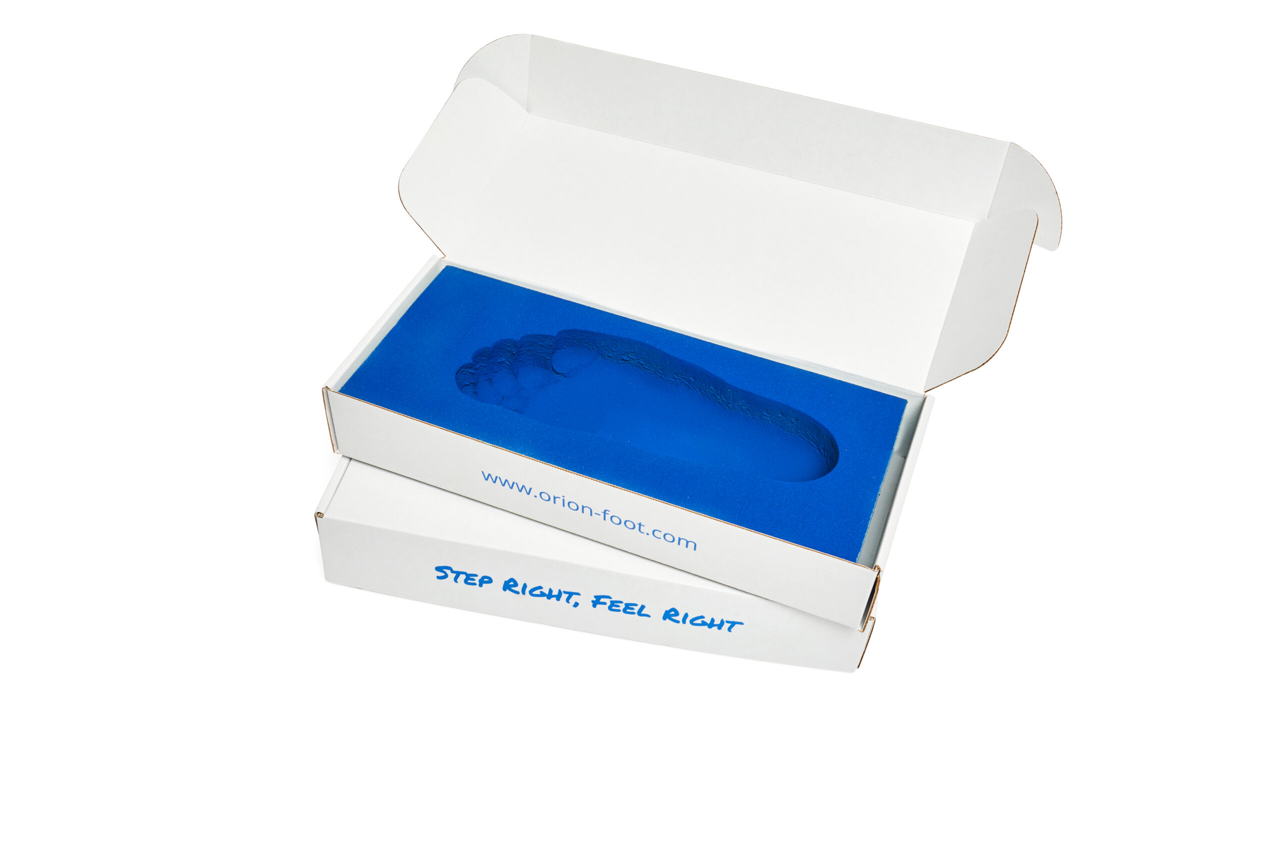 Free On line Foam foot impression Box Custom impression kit for creating precise foot molds