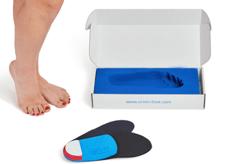 Foot impression kid for custom foot orthotics